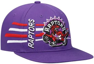 Men's Mitchell & Ness Purple Toronto Raptors Hardwood Classics Retro Bolt Deadstock Snapback Hat