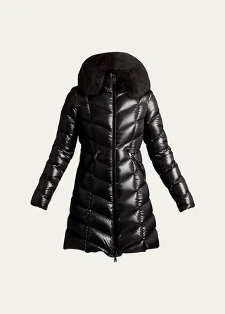 Fulmarre Faux Fur Long Puffer Coat