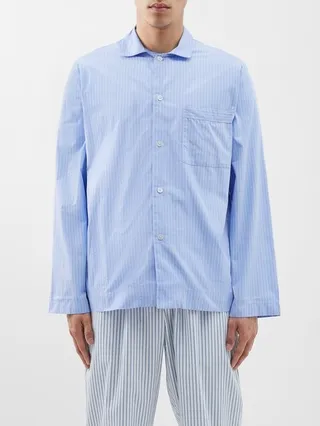 Striped Organic-cotton Pyjama Shirt