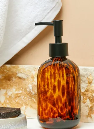 Tortoise Shell Soap Dispenser