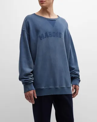 Men's Crewneck Collegiate Logo Sweatshirt