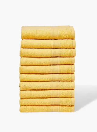 Set Of 10 Face Towels 400 Gsm