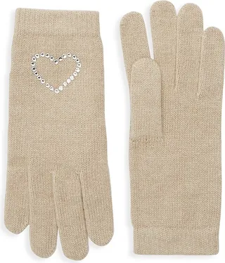 Crystal-Embellished Gloves