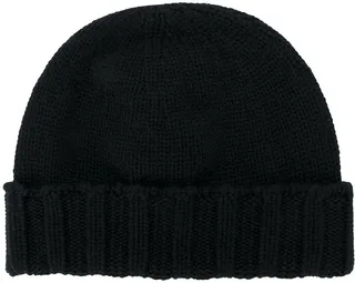 Beanie With Ribbed Trim