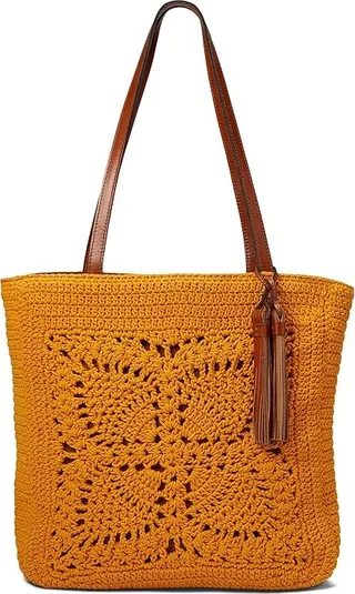 Patricia Nash Naomi Crochet Bag (Sunset) Handbags
