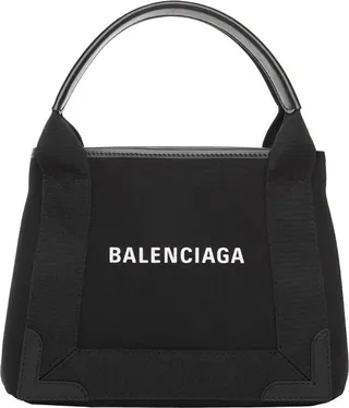 Balenciaga Navy Cabas XS Tote Bag