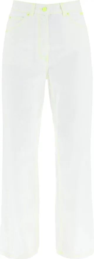 Boy Jeans With Neon Stitching MSGM