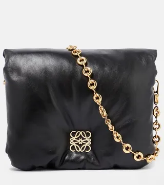 Goya Puffer Small leather shoulder bag