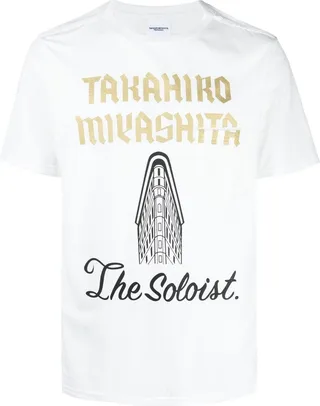 logo-print cotton T-shirt
