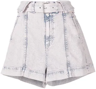 High-Waisted Denim Shorts