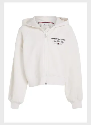 Kids Script Zip Through Hoodie