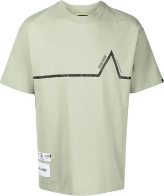 line logo-print T-shirt