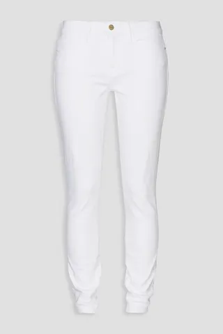 Mid-rise skinny jeans