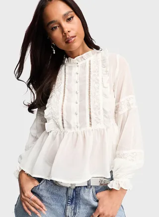 Embroidered Top