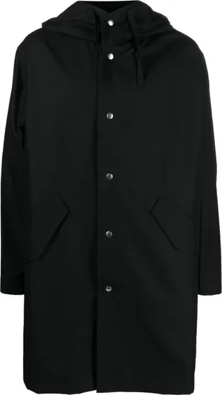Logo-Print Hooded Parka
