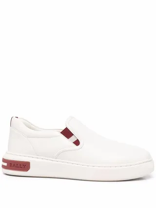 Slip-On Leather Sneakers