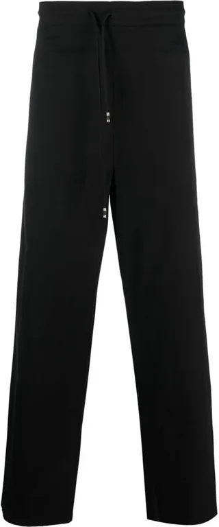 Wide-Leg Drawstring Trousers