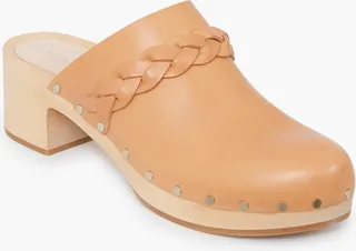 Honey Lupa Mid Heel Clog With Braid