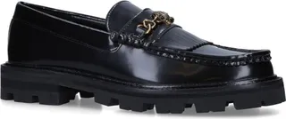 Kurt Geiger London Leather Carnaby Chunky Loafers