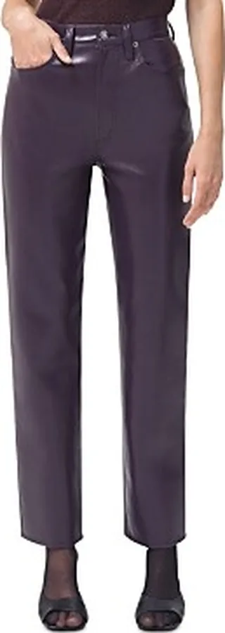 Agolde 90s Fitted Recycled Leather Pants