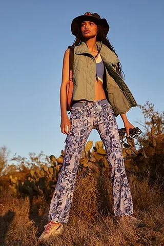 Cascade Printed Flares by FP Movement at Free People
