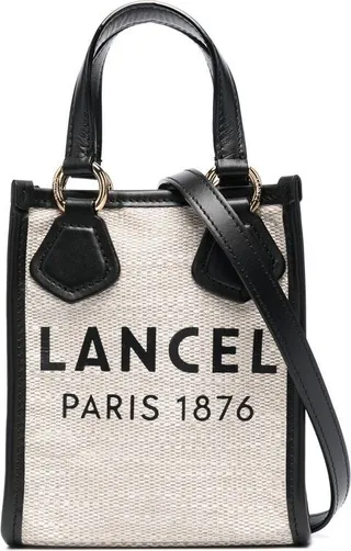 Logo-Print Detail Tote Bag