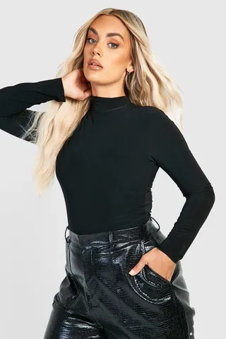 Plus Slinky Turtleneck one piece