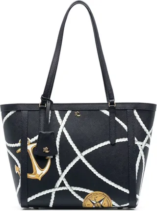 Clare patterned tote bag