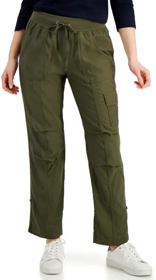 Tommy Hilfiger Women's Alton Cuffed Straight-Leg Pants