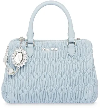 Matelassé Top Handle Tote