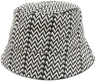 Logo-Patch Cotton Bucket Hat