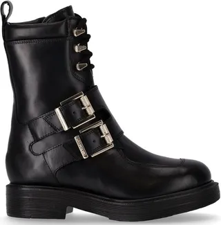 Love Moschino Buckle-Detailed Combat Boots