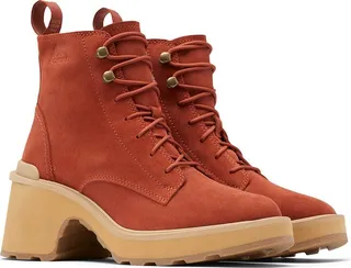 Sorel Hi-Line Heel Lace Suede & Leather Boot