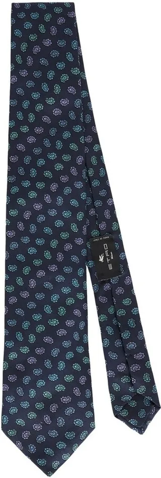 Paisley-Print Silk Tie