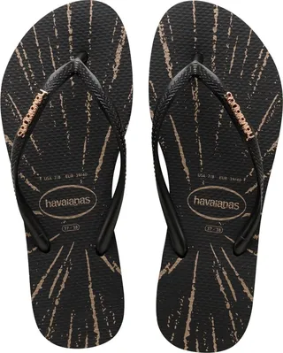 Havaianas Women's Slim Metallic Print Slip-on Sandal Women's Shoes