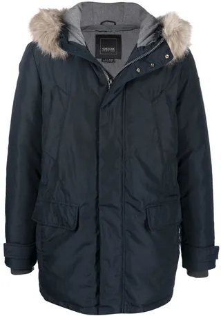 Faux Fur Trim Parka