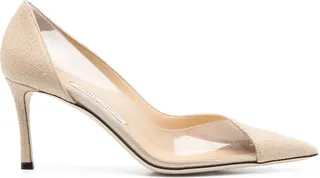 Cass 75mm pointed-toe pumps