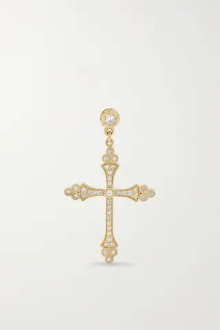 Jacquie Aiche - Sophia 14-karat Gold Diamond Single Earring - One size
