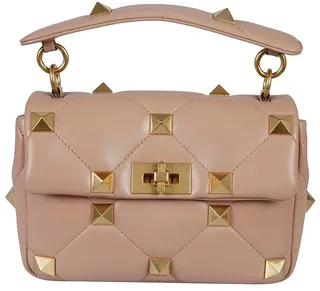 Valentino Garavani Roman Stud Quilted Shoulder Bag