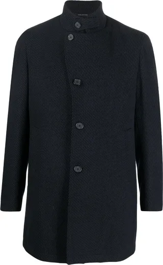 Single Breasted Wool Coat