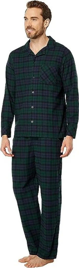 Pendleton PJ Set (Black Watch Tartan) Men's Pajama Sets