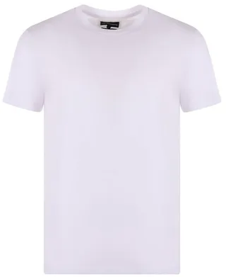Emporio Armani Logo Embroidered Crewneck T-Shirt