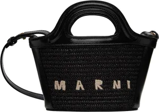 Marni Black Micro Tropicalia Tote