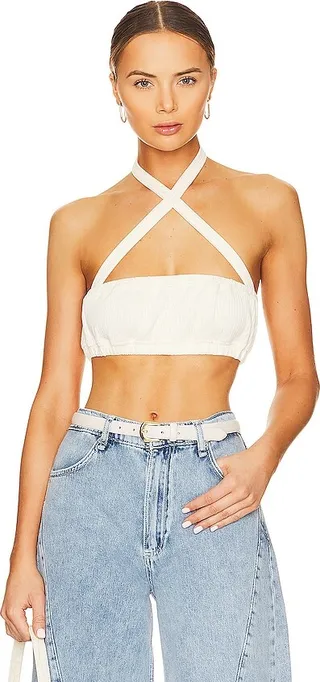 Tie Halter Bra Top