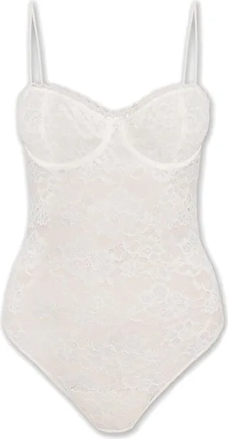 Oséree Lace Sleeveless Bodysuit