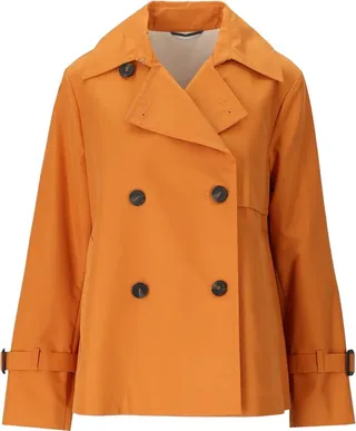 Max Mara Weekend Biglia Orange Short Trench Coat