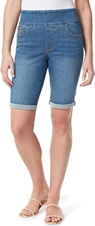 Bandolino Women's Theadora Tummy Toner Pull On Bermuda Short
