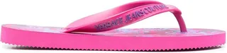 'Barocco' print flip flops