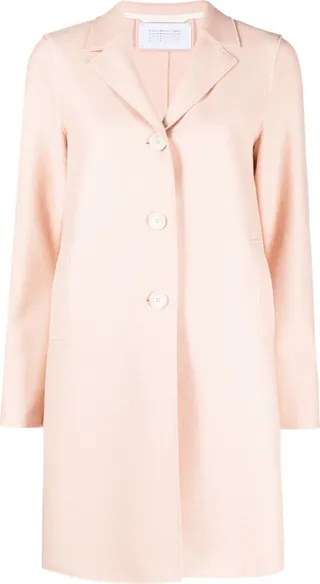 Button-Up Wool Coat