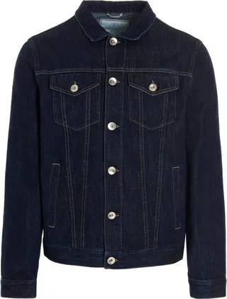 Brunello Cucinelli Buttoned Denim Jacket